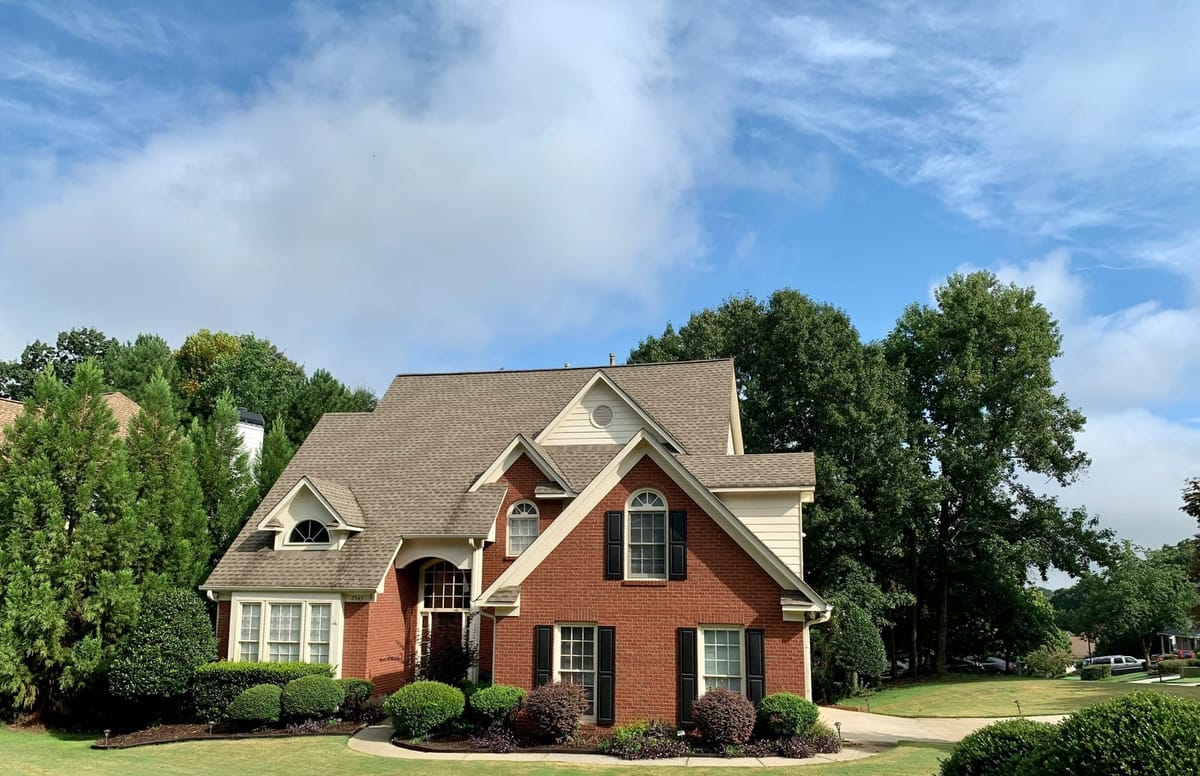 Brick home in Mechanicsville VA neighborhood